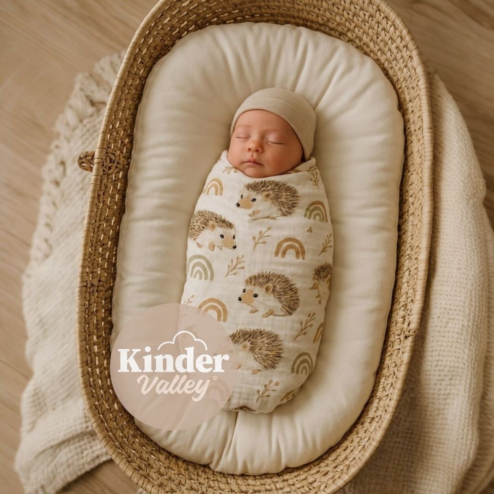 Kinder Valley - 2pc-Set - Cotton Bamboo Swaddle - Multicolor