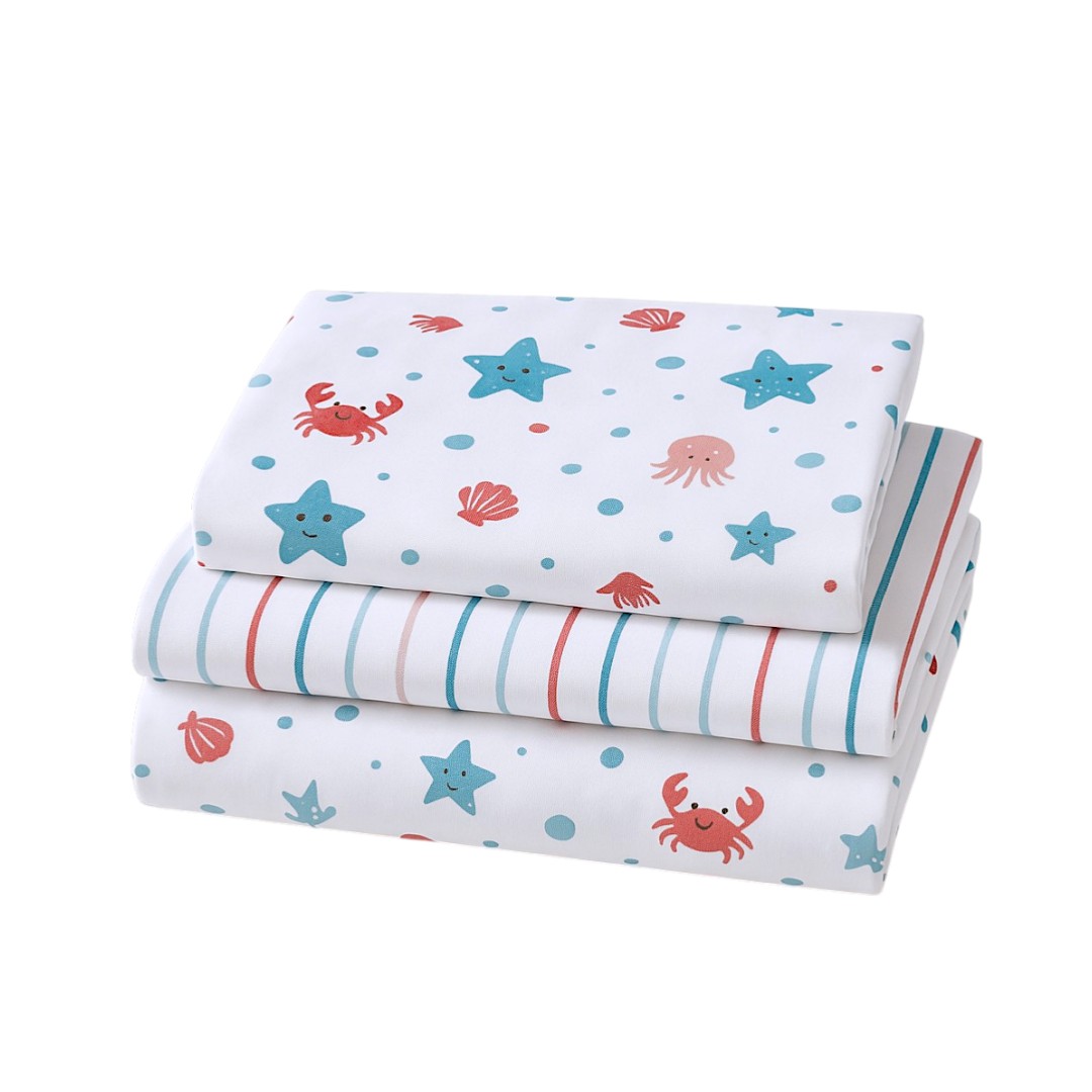 Kinder Valley - Bubble And Fun Cotton Kids Bedding - 3 Pc Set