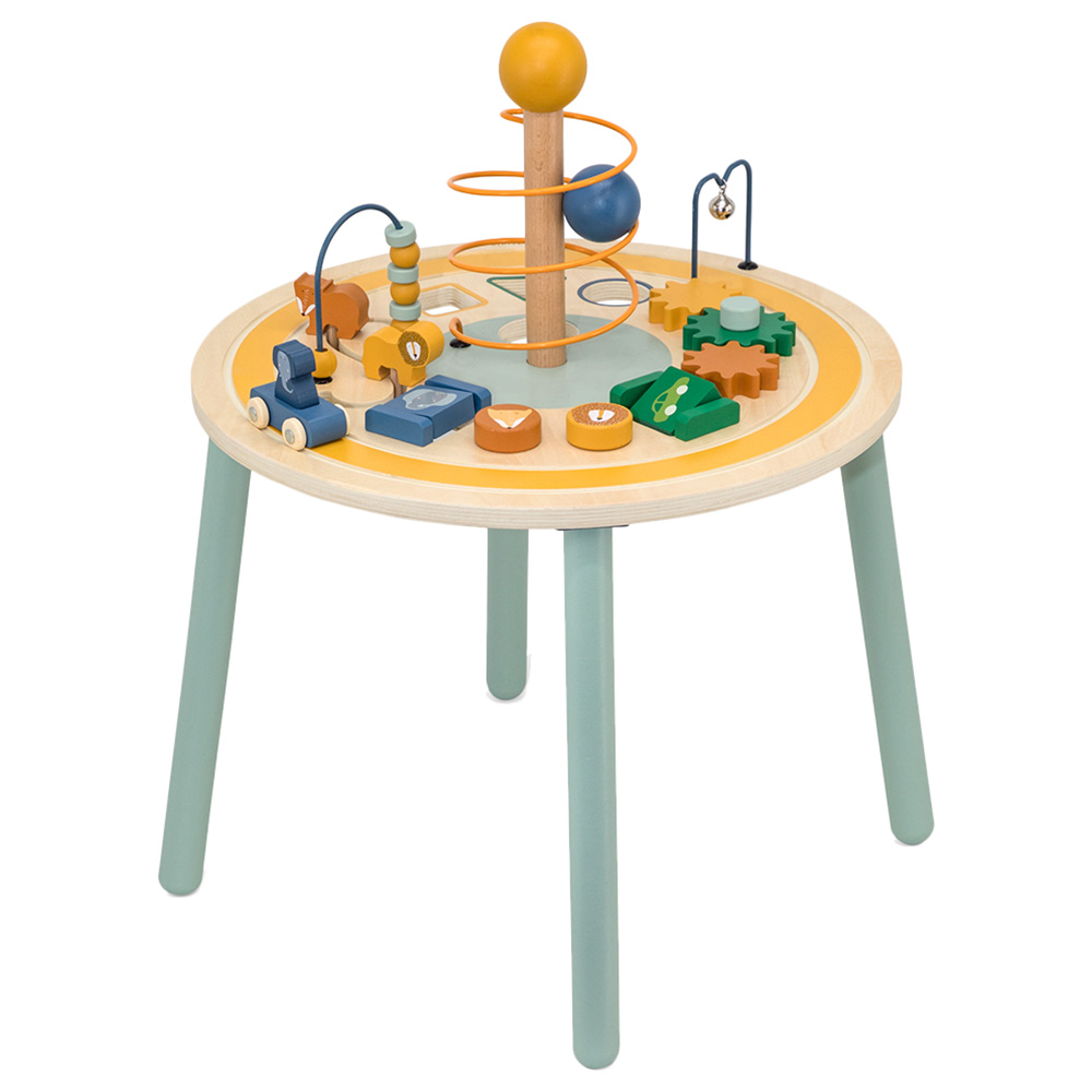 تريكسي - طاولة الأنشطة الخشبية - حيوانات 