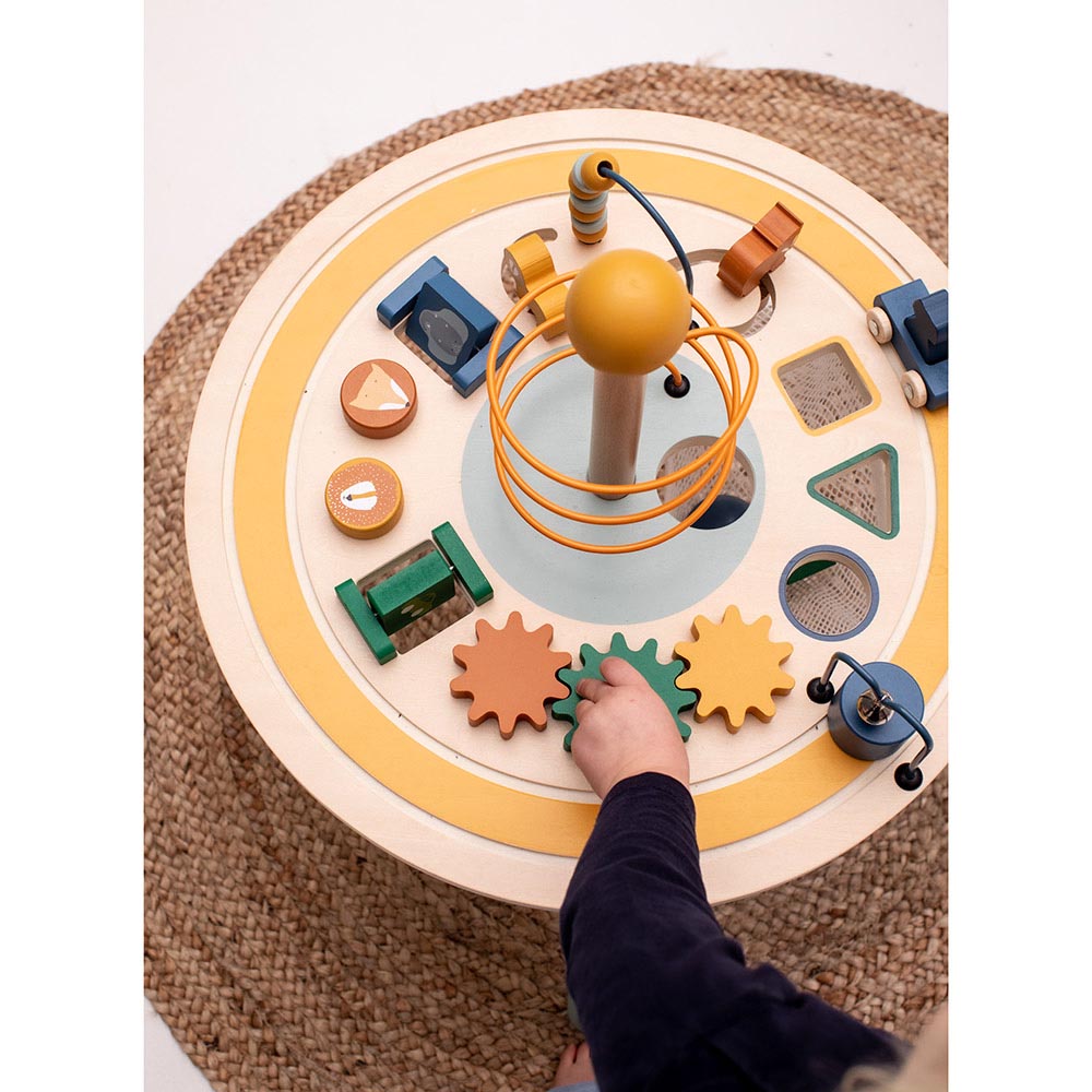 تريكسي - طاولة الأنشطة الخشبية - حيوانات 