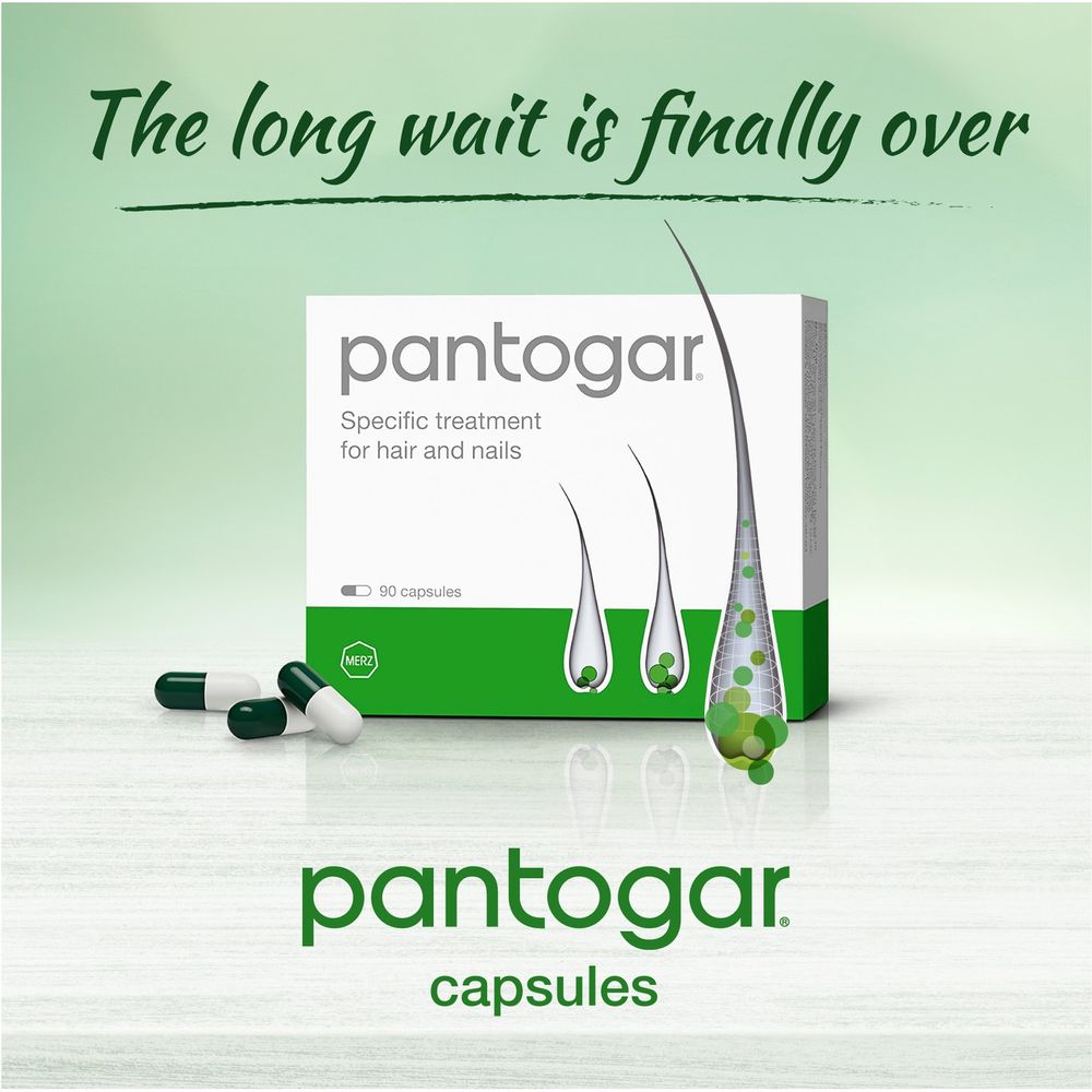 Pantogar - Nail & Hair Growth Supplement - 90 Capsules