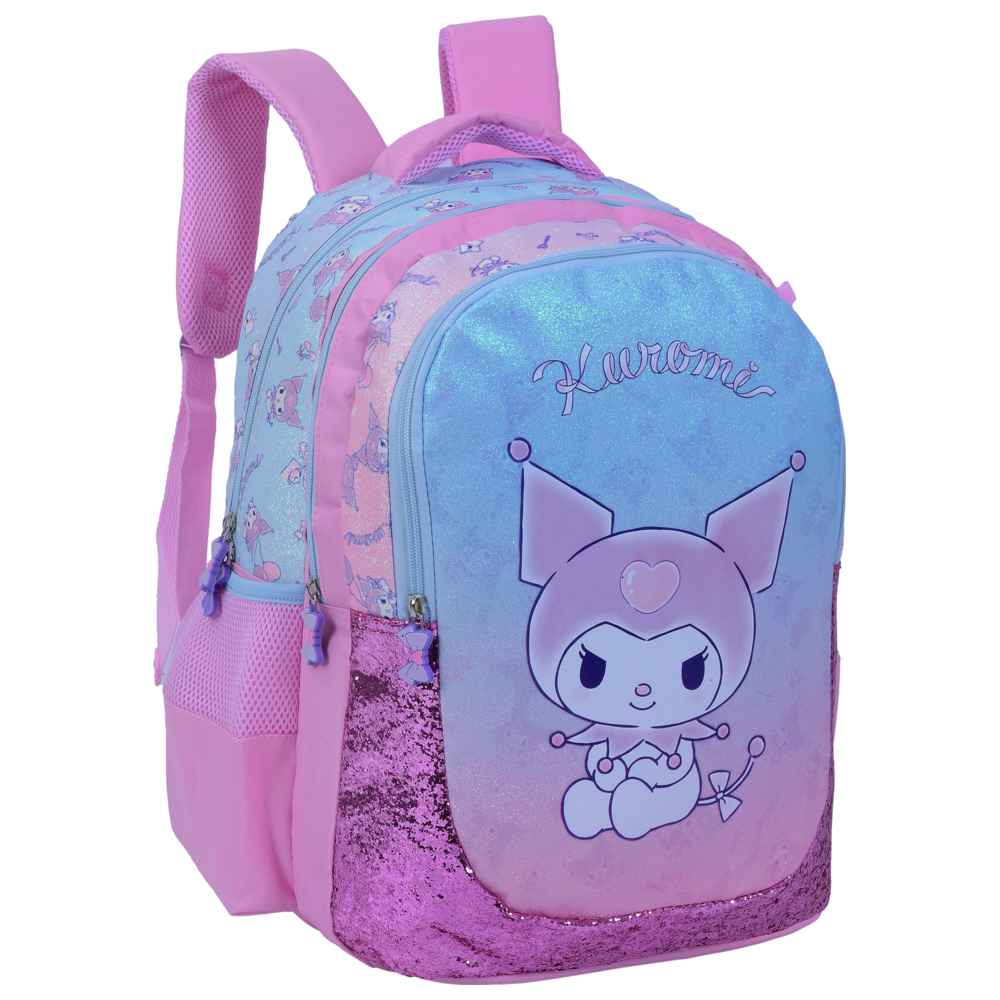 Kuromi - Kids Backpack - Pink - 16-Inch/41cm