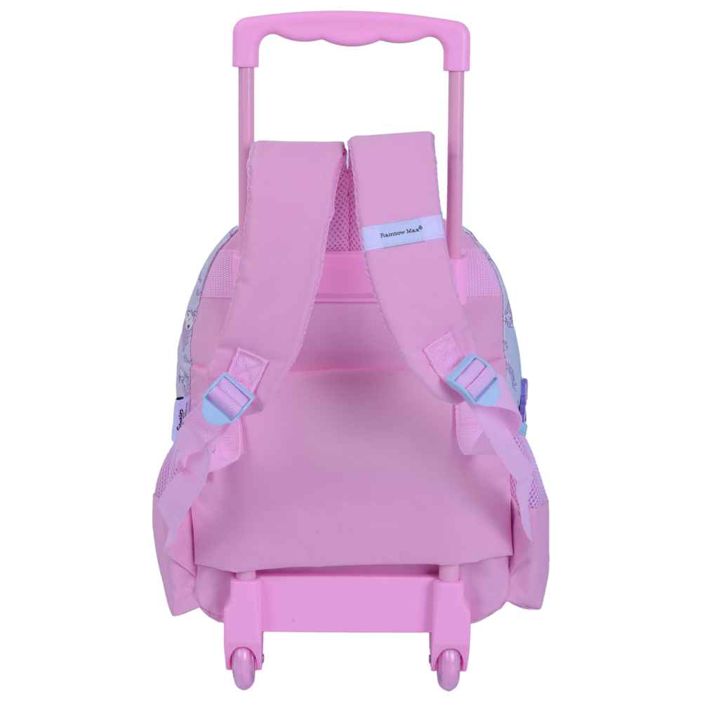 Kuromi - Kids Trolley Backpack - Pink - 13.5-Inch/34.5cm