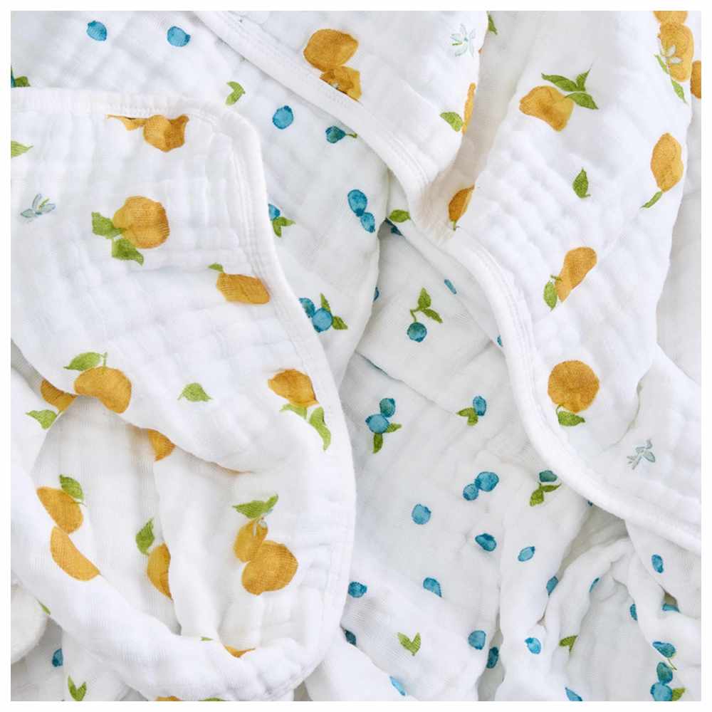 أدين + أنيس – بطانية الأحلام قماش الشاش القطني العضوي – فواكه طازجة