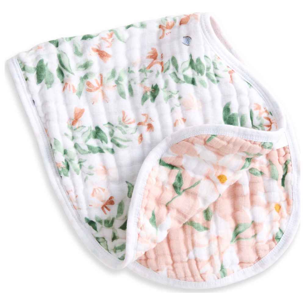 Aden + Anais - Essentials Cotton Muslin Baby Burpy Bib - Butterfly Garden