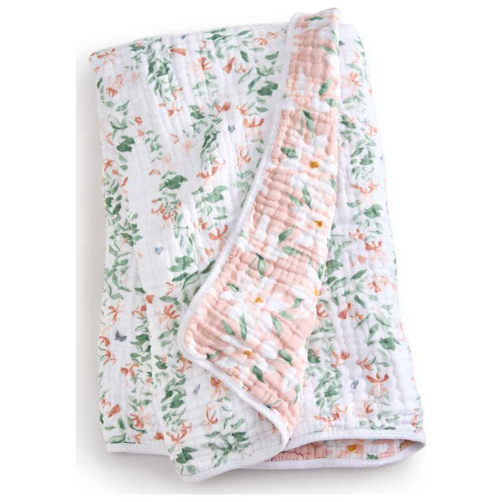 أدين + أنيس - بطانية قطنية شاش - حديقة الفراشات