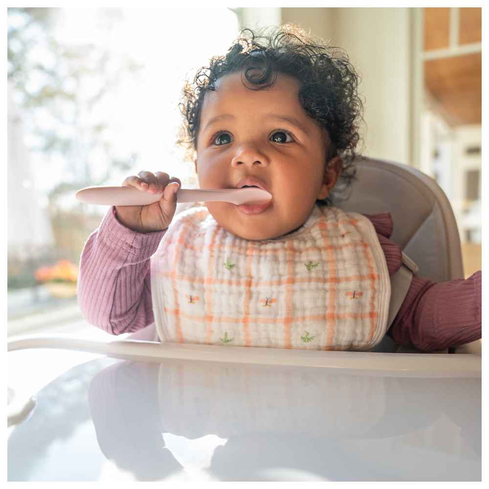 Aden + Anais - Essentials Cotton Muslin Baby Snap Bibs - Country Floral - Pack of 3