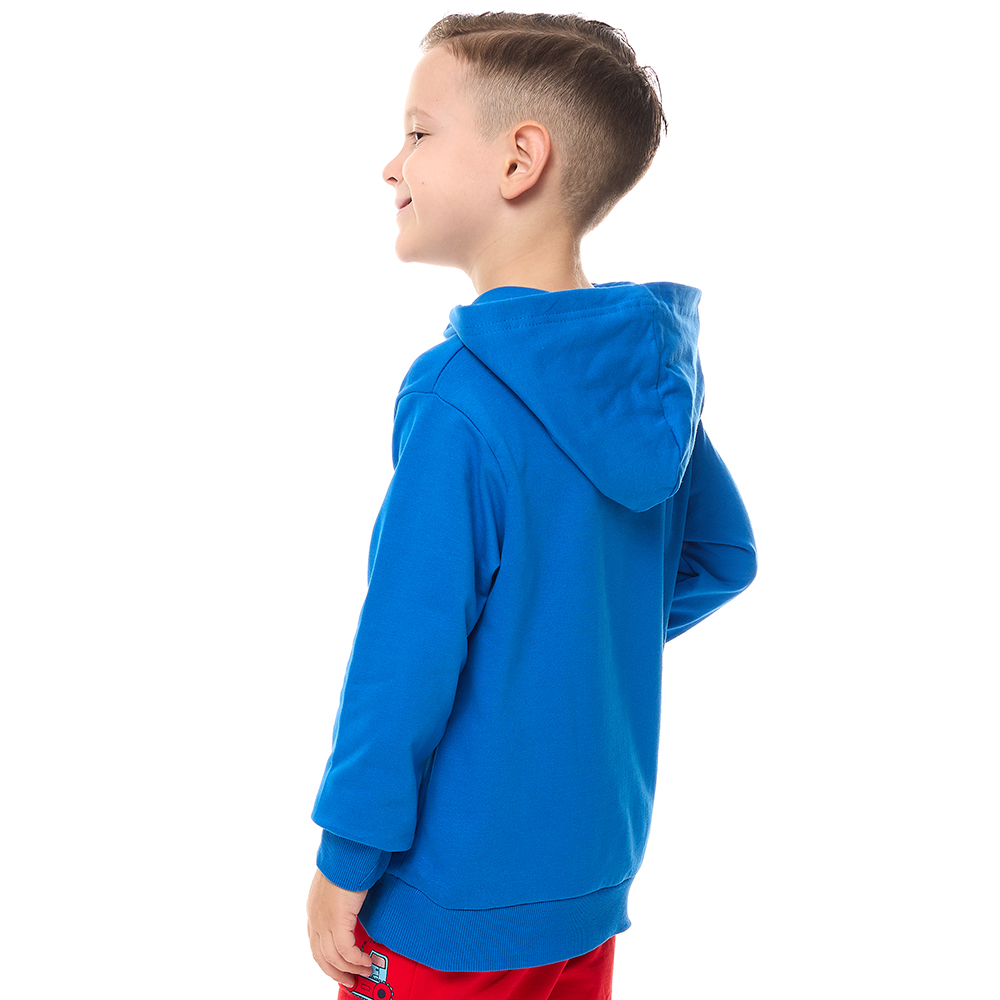 Victor and Jane - Boys' Cotton Hoodie - Royal Blue
