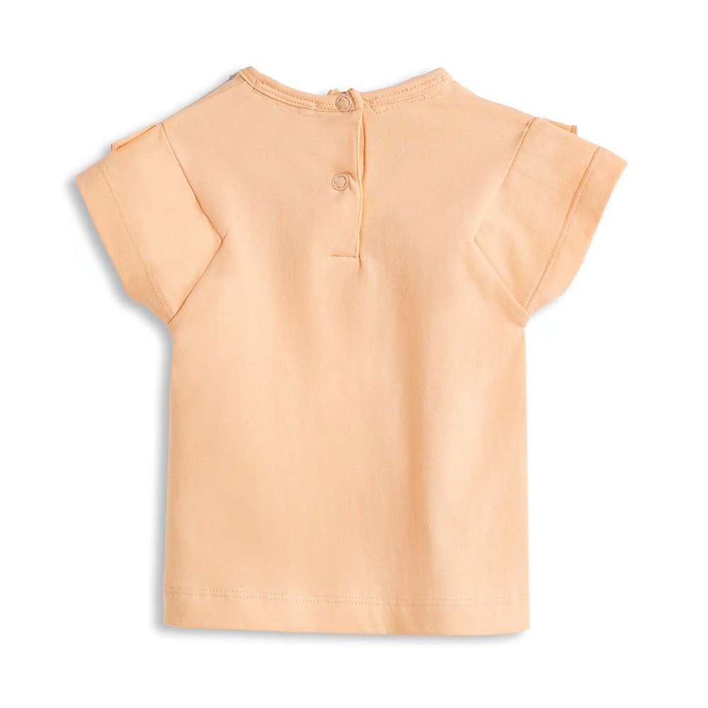 Dirkje - 2pc-Set - Babysuit And Headband - Peach