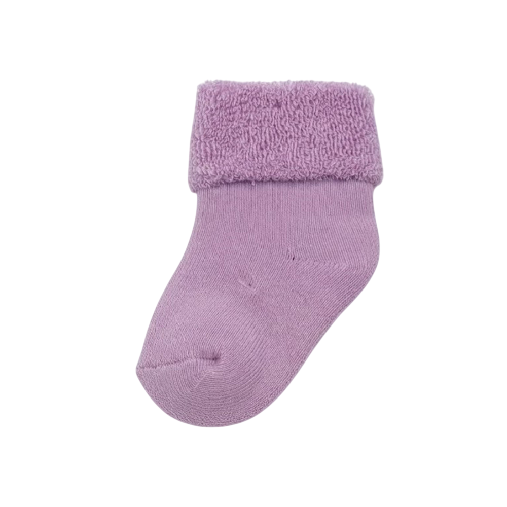 Victor And Jane - 4pc-Set - Baby's Roll Top Towelling Socks - Multicolor