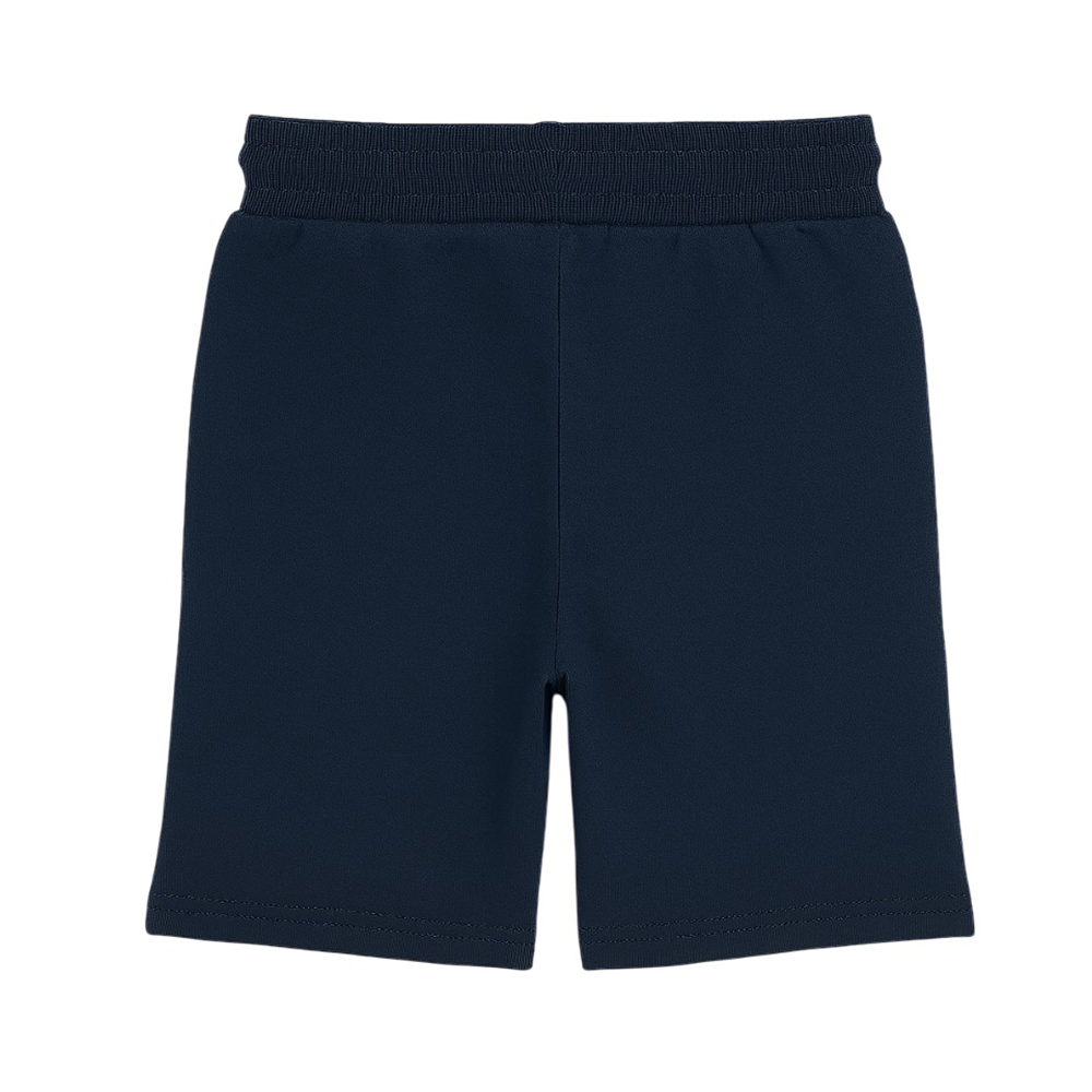 Victor And Jane - Boys' French Terry Cotton Elasticated Shorts - Navy
