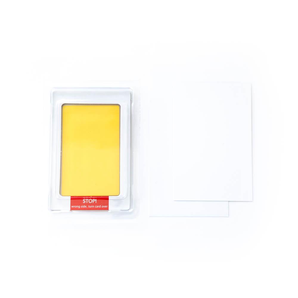 Babies Basic - Clean Fingerprint With Two Imprint Cards - 12.5cm - Yellow