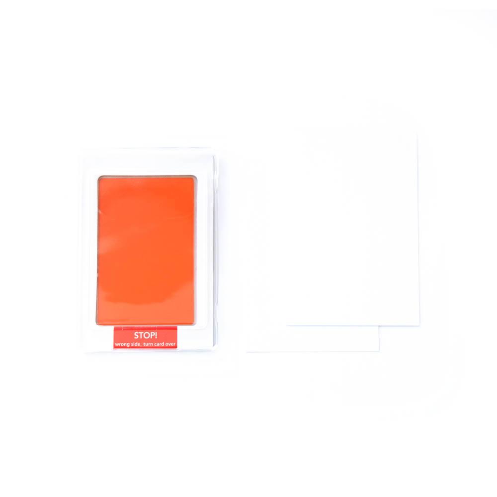 Babies Basic - Clean Fingerprint With Two Imprint Cards - 16cm - Orange