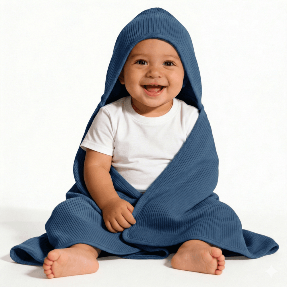 Babies Basic - Premium Ribbed Cotton Blanket/Swaddle