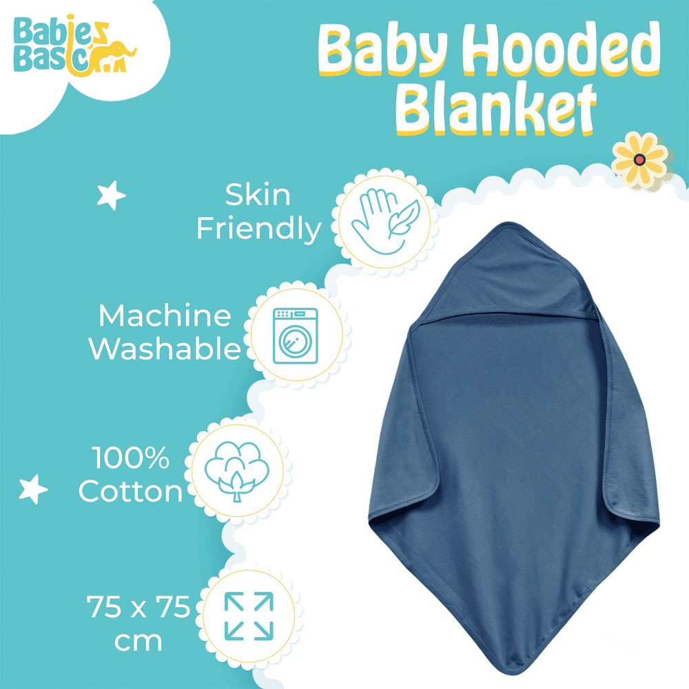 Babies Basic - Premium Ribbed Cotton Blanket/Swaddle