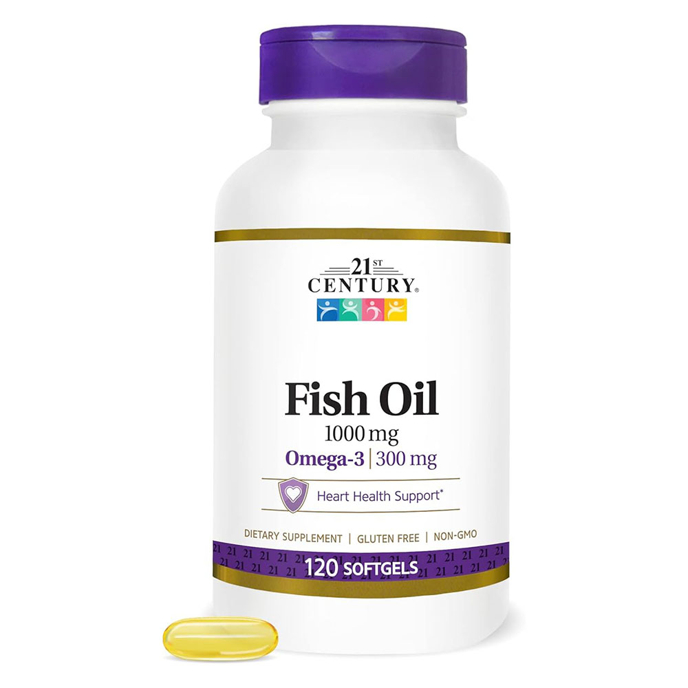 21st Century - Fish Oil 1000 mg w/ Omega-3 Softgels - 120 Pcs