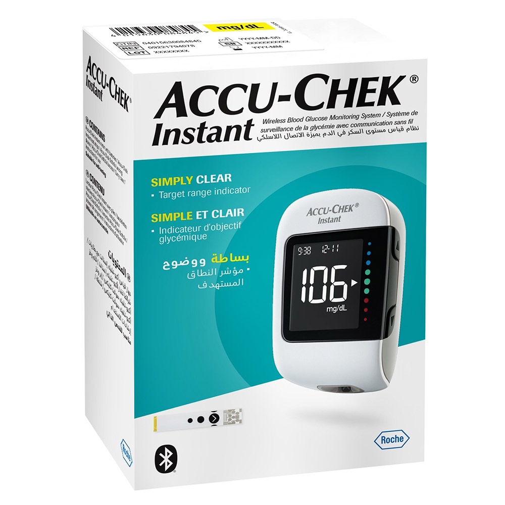 ACCU-CHEK - Instant Blood Glucose Monitor - White