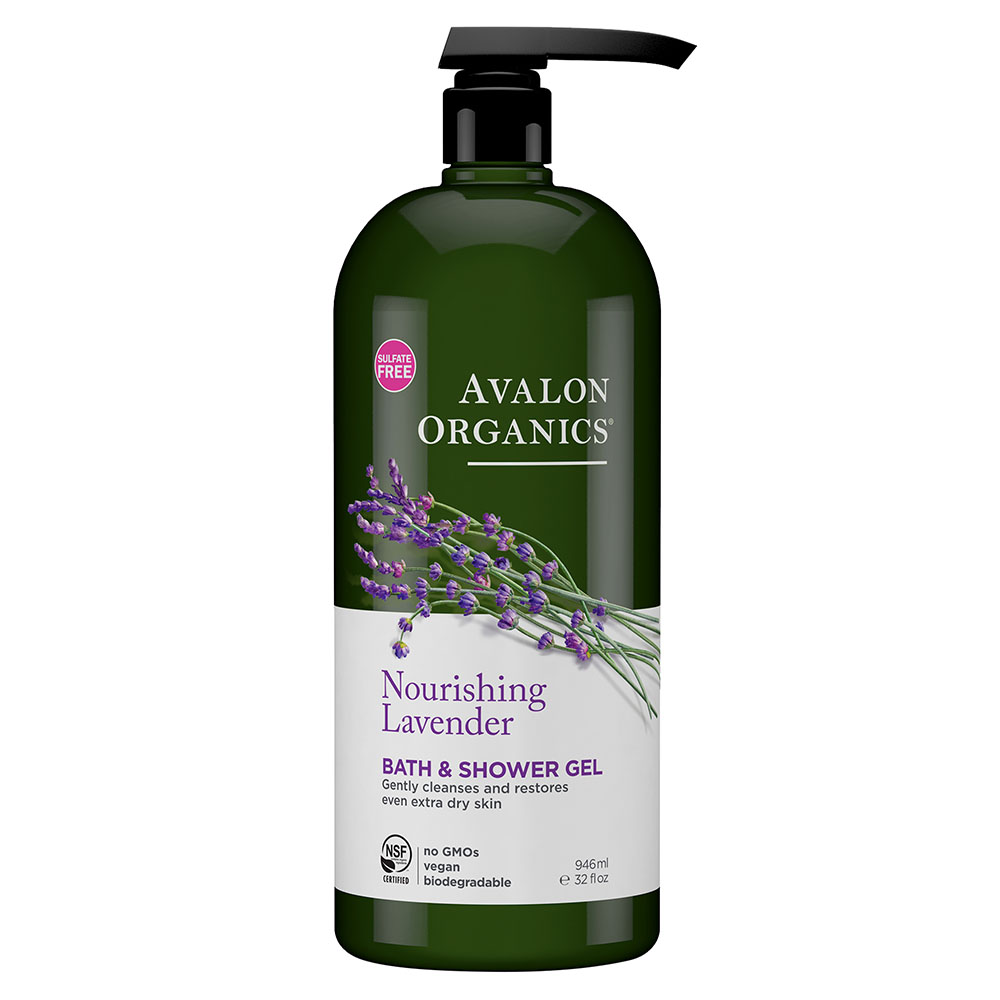 Avalon Organics - Lavender Bath & Shower Gel - 946 ml