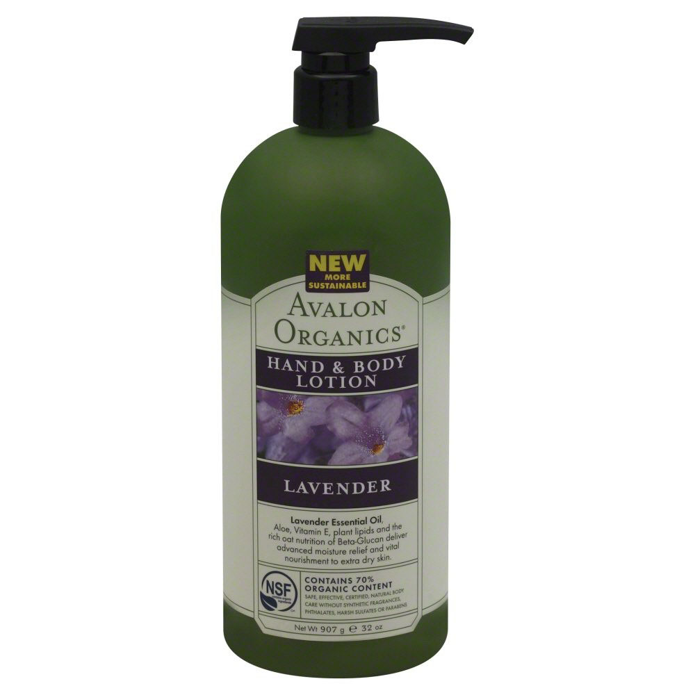 Avalon Organics - Hand & Body Lotion - Lavender - 907 gm