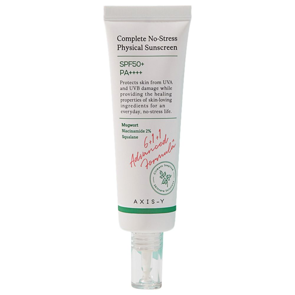 Axis-Y - Complete No-Stress Physical Spf50+ Sunscreen - 50 ml
