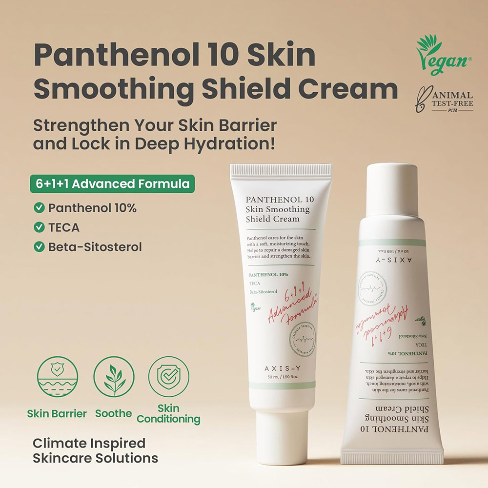 AXIS-Y - Panthenol 10 Skin Smoothing Shield Cream - 50 ml