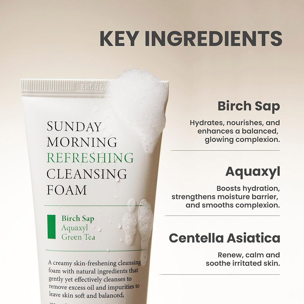 AXIS-Y - Sunday Morning Refreshing Cleansing Foam - 120 ml