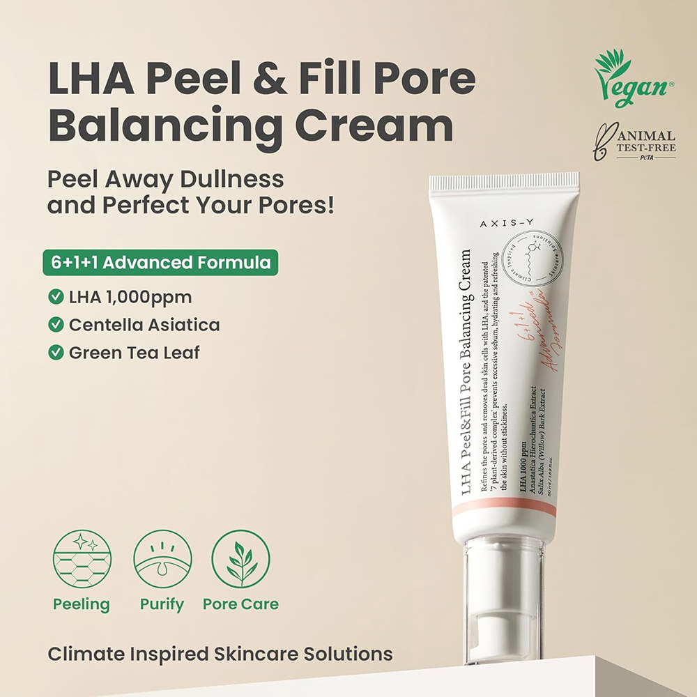 AXIS-Y - LHA Peel & Fill Pore Balancing Cream - 50 ml