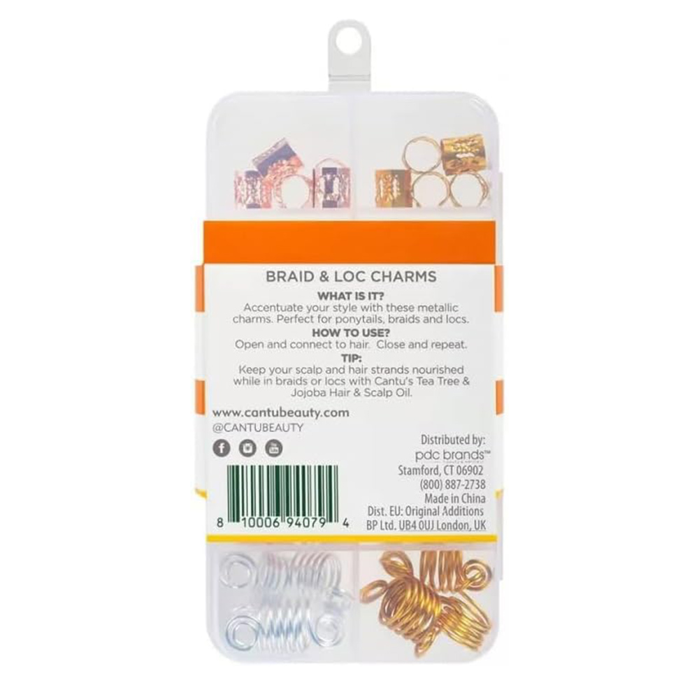 كانتو - حلقات زينة للتصفيف والتضفير - 50 قطعة