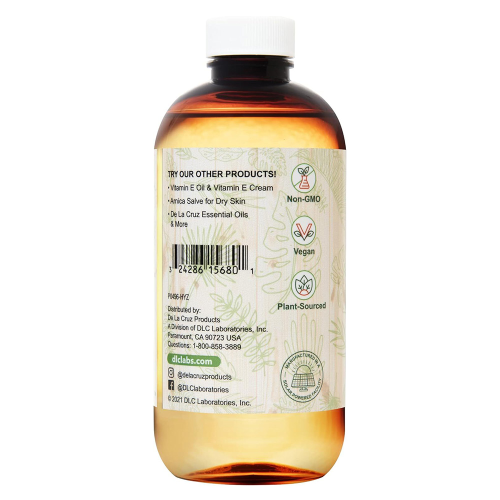 De La Cruz - Pure Vegetable Glycerin for Hair & Skin - 236 ml