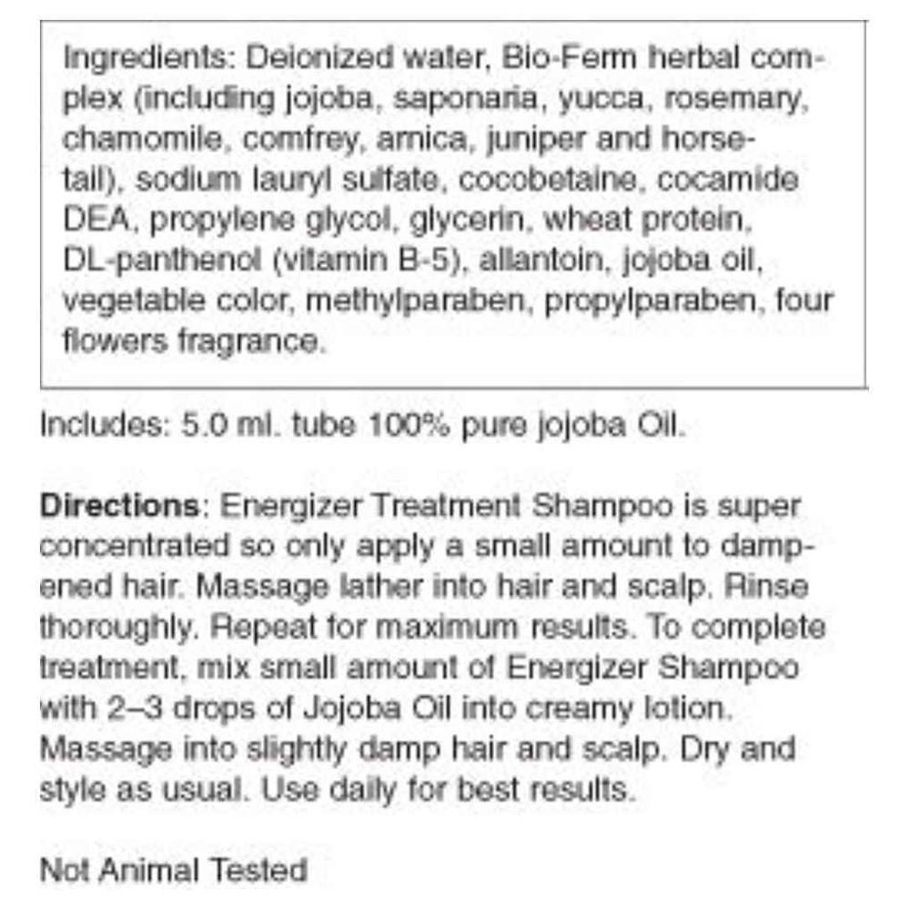 شامبو إنرجايزر - علاج للشعر بزيت الجوجوبا وفيتامين ب - ١١٨ مل