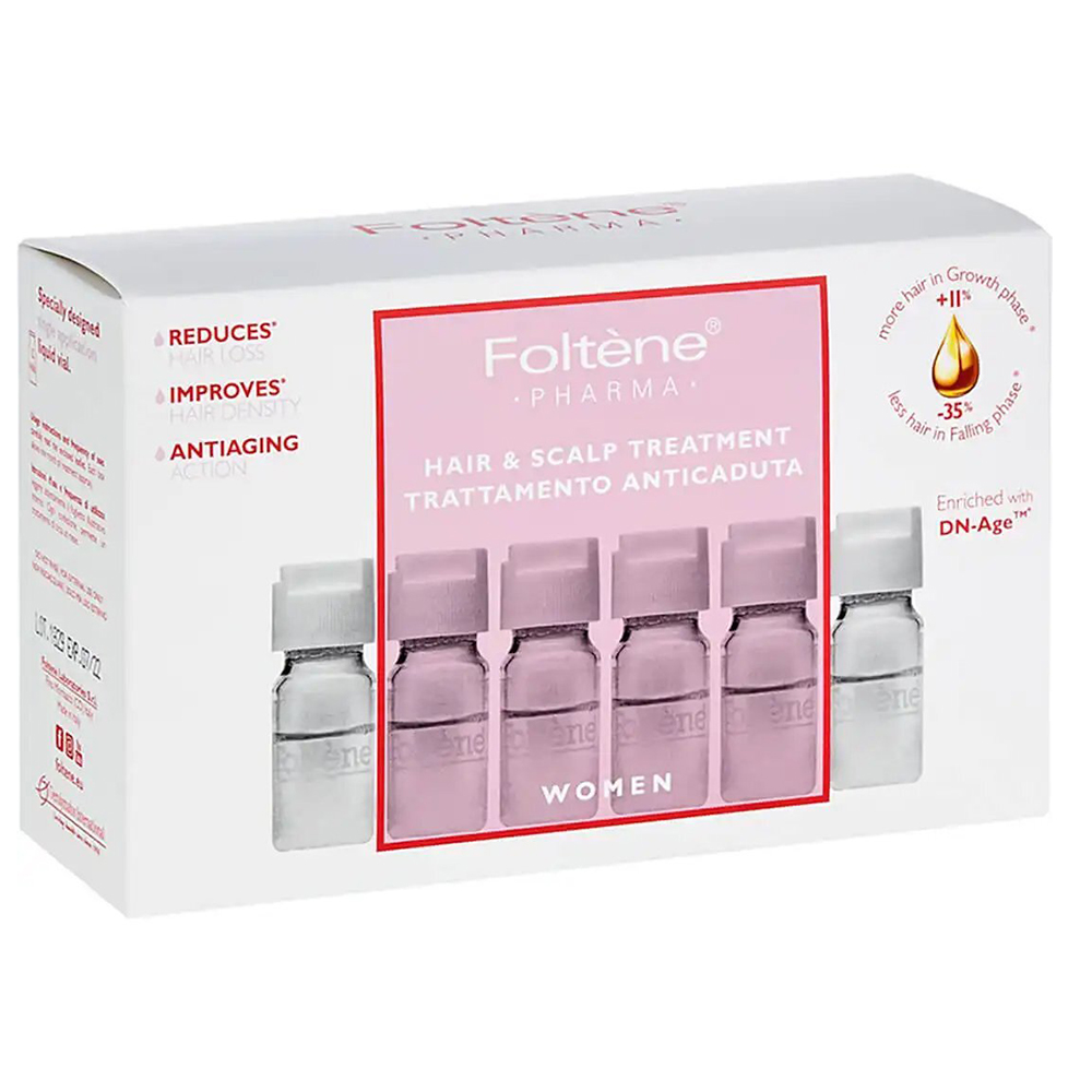 Foltene - Women's Hair & Scalp Treatment Ampoules - 12 Pcs