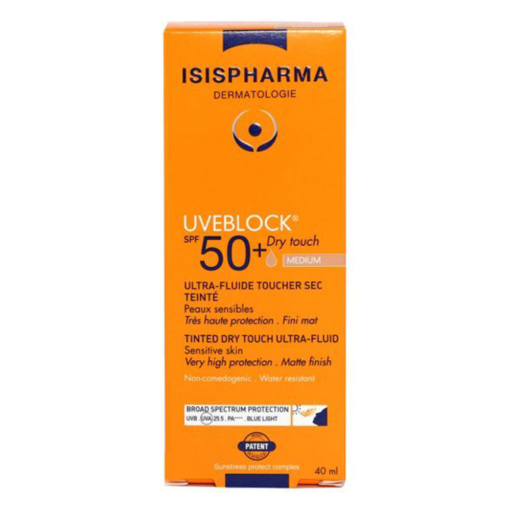 إيزيس فارما - واقي شمس يو في بلوك دراي تاتش بعامل حماية من الشمس 50 - 40 مل
