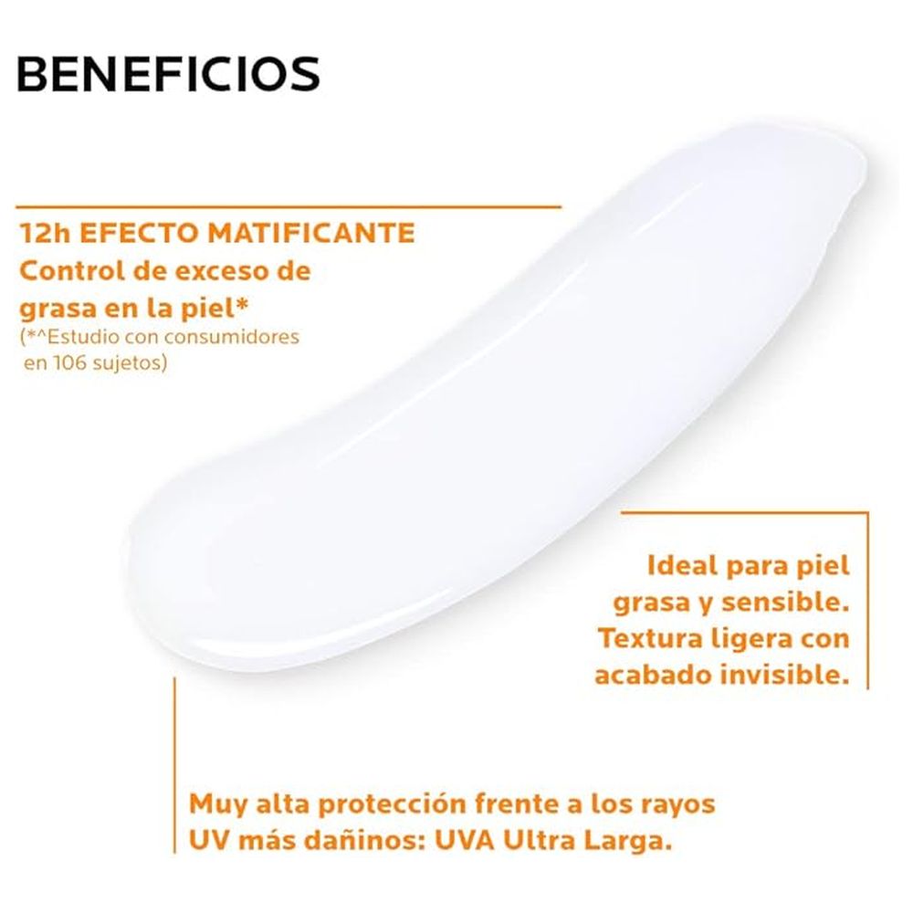 لا روش بوزيه - كريم جل أنثيليوس يو في ميون 400 للتحكم في الزيوت - 50 مل