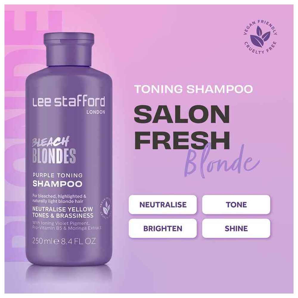 Lee Stafford - Bleach Blondes Purple Reign Shampoo - 250 ml