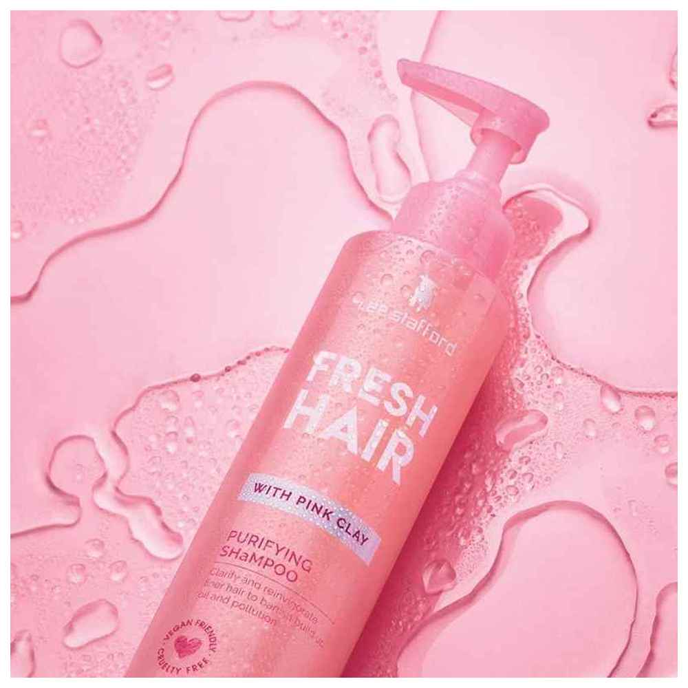 Lee Stafford - Fresh Hair Shampoo w/ Pink Clay - 200 ml