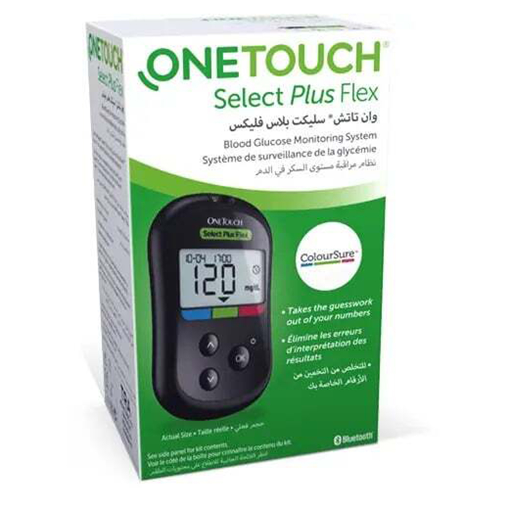 One Touch - Select Plus Flex Blood Glucose Monitor - Black