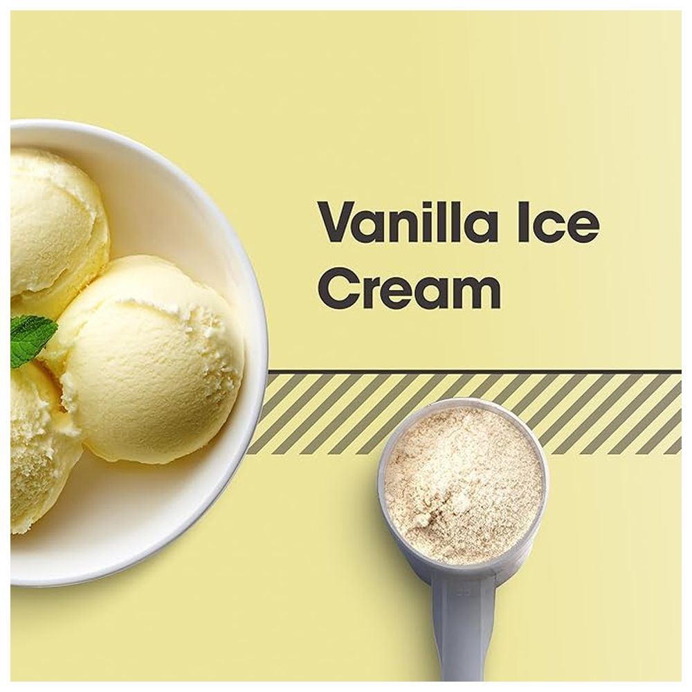 أوبتيموم نيوتريشن - المعيار الذهبي، آيس كريم فانيليا غني ببروتين مصل اللبن بنسبة 100% - 907 غرام