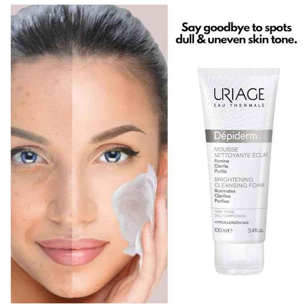 Uriage - Depiderm Brightening Cleansing Foam - 100 ml