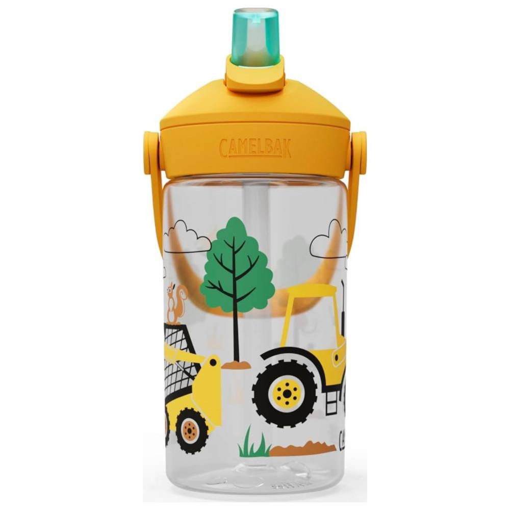 Camelbak - Kids Thrive Flip Straw Water Bottle - Tractors & Trees - 0.4 L