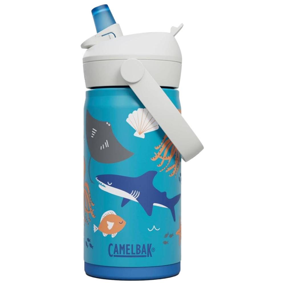 Camelbak - Kids Thrive Flip Straw Stainless Steel Bottle - Ocean Life - 350 ml
