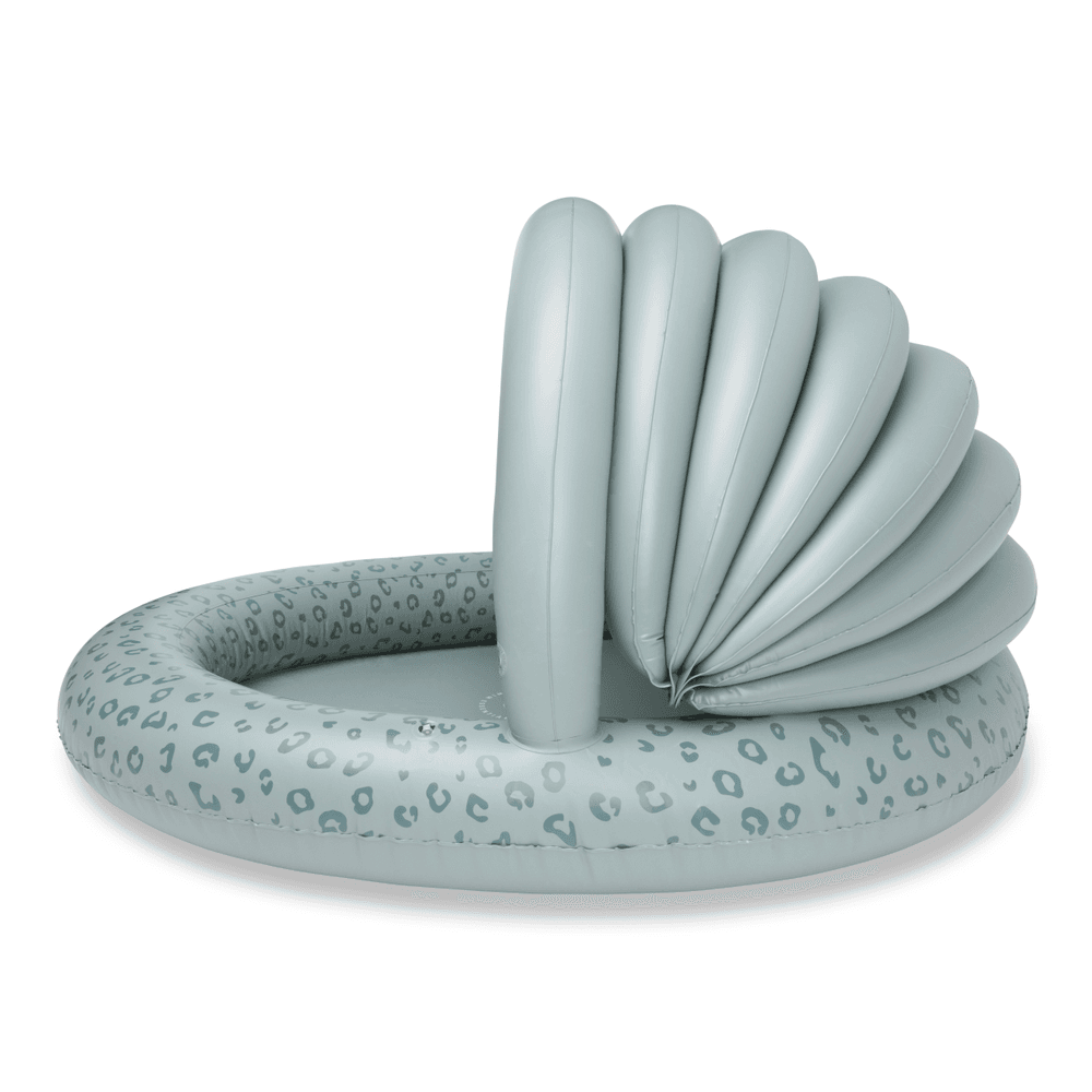 Swim Essentials - Leopard Inflatable Canopy Pool - Green - 100 cm