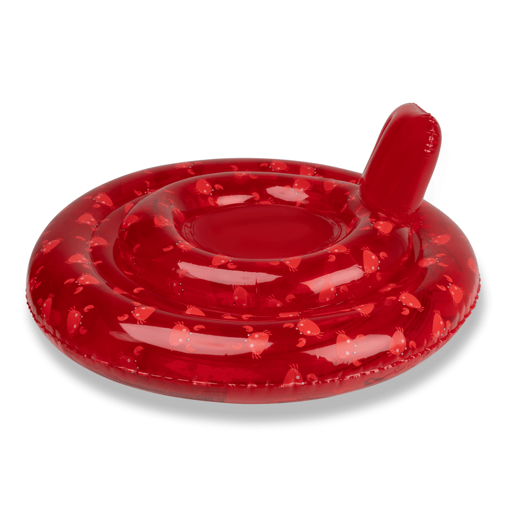 سويم اسنشيالز - عوامة أطفال بطبعة سلطعون - أحمر - 69 سم