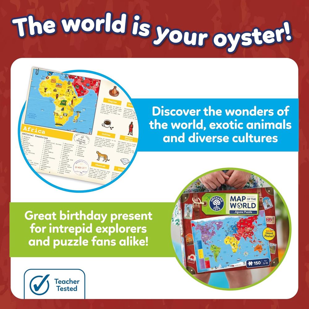 ألعاب أورشارد - بازل خريطة العالم