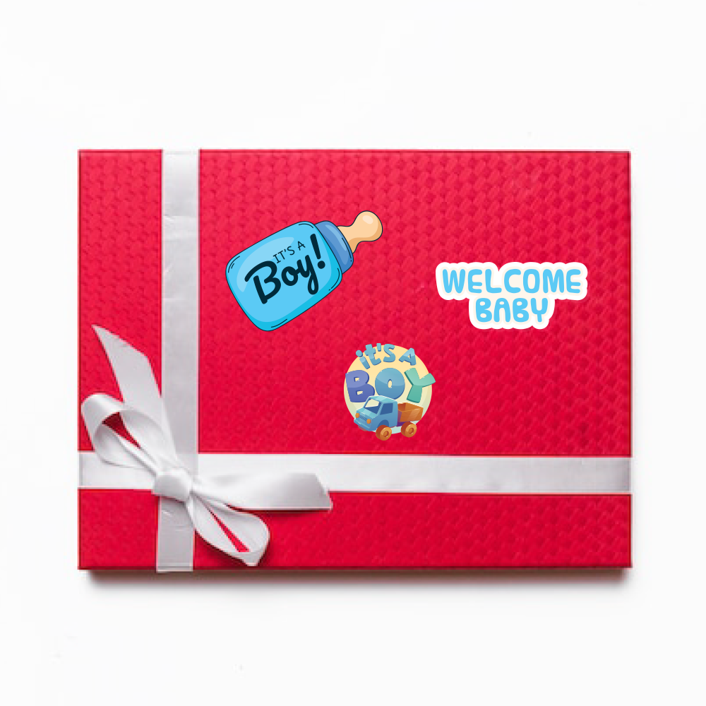 تونكل هاندز - ملصقات حفل استقبال الرضيع - It's a boy