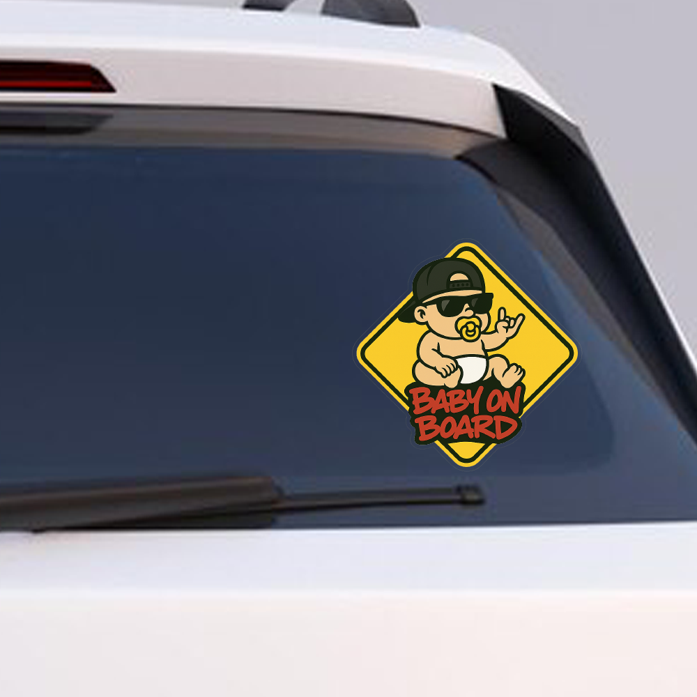 Twinkle Hands - Baby Car Safety Sticker - Baby On Board