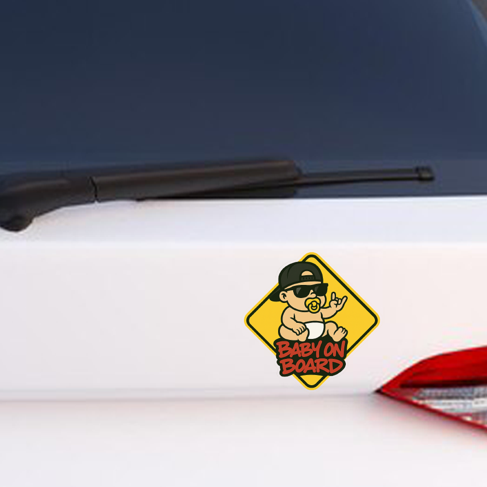 Twinkle Hands - Baby Car Safety Sticker - Baby On Board