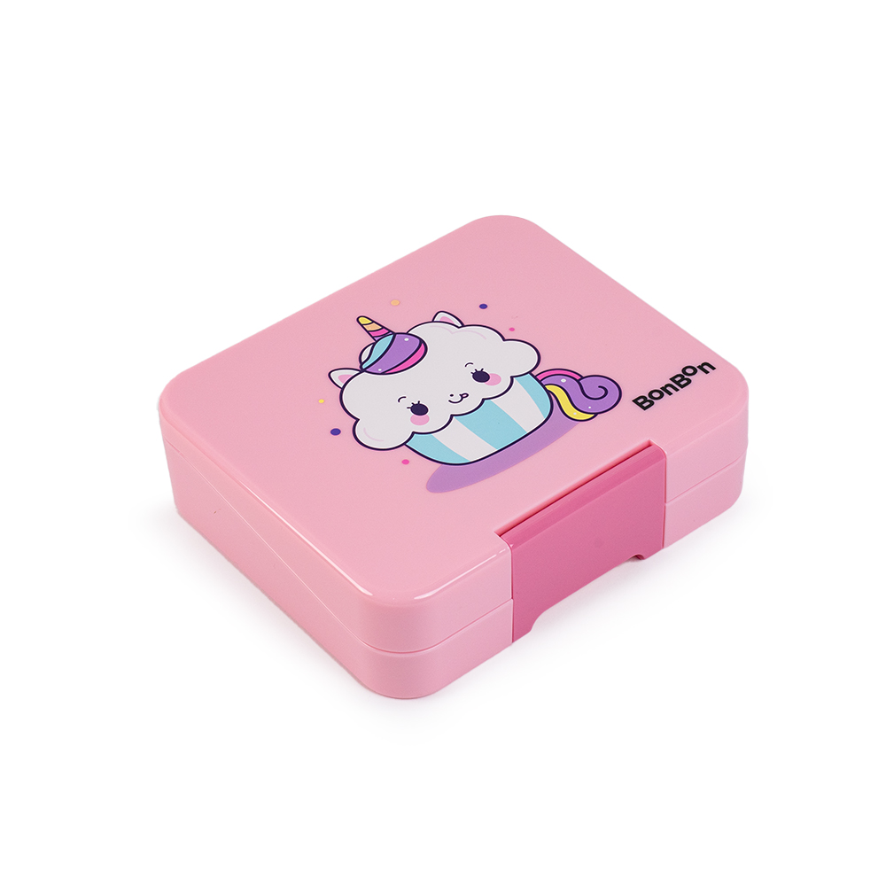 Bonbon - Personalized Elite Mini 4 Compartment Lunch Box - Uni Cup Cake