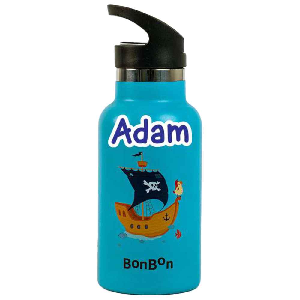 Bonbon - Personalized Elite Stainless Steel Water Bottle - Pirate Maze - 350 ml