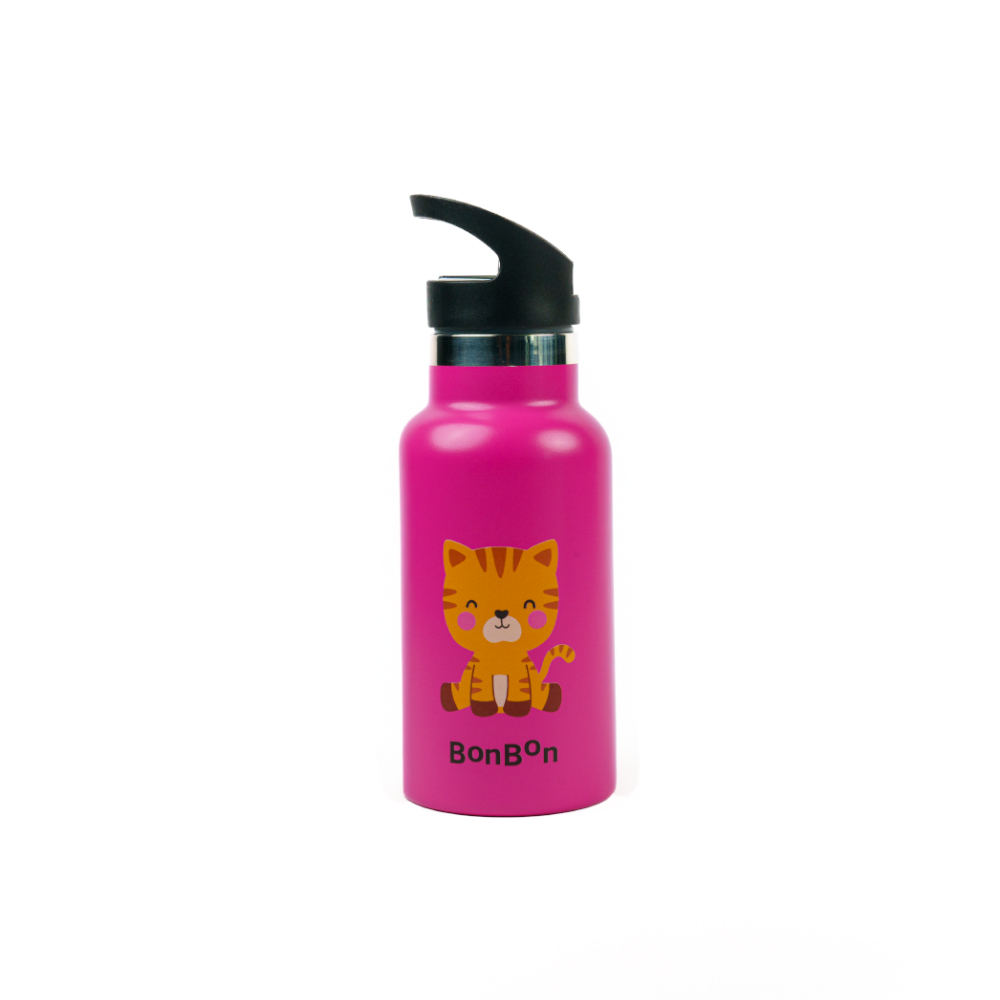 Bonbon - Personalized Elite Stainless Steel Water Bottle - Cub Bite - 350 ml