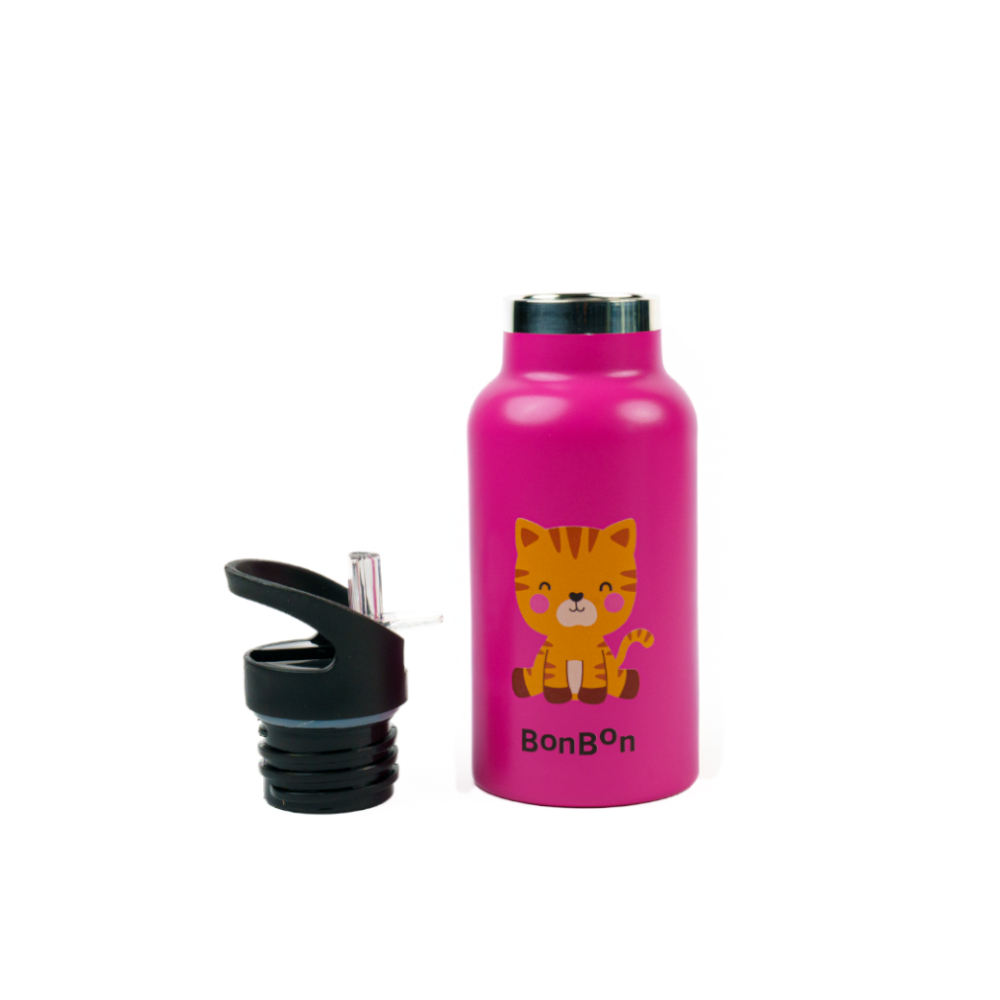 Bonbon - Personalized Elite Stainless Steel Water Bottle - Cub Bite - 350 ml